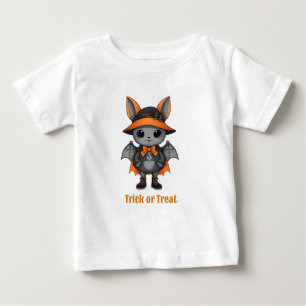 Camiseta Para Bebê Bons animais de Halloween em disfarce Toddler
