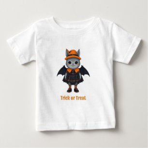 Camiseta Para Bebê Bons animais de Halloween em disfarce Toddler