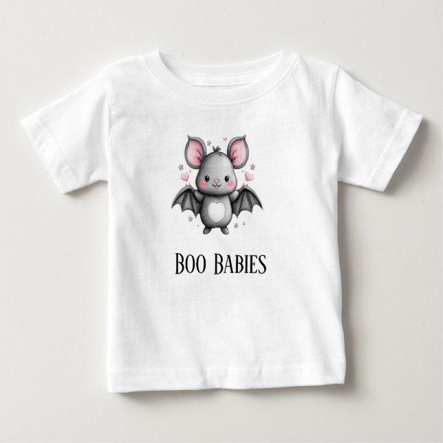 Camiseta Para Bebê Bons Bebês de Batatas Bonitas (Frente)