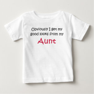 Camiseta Para Bebê Bons olhares da tia