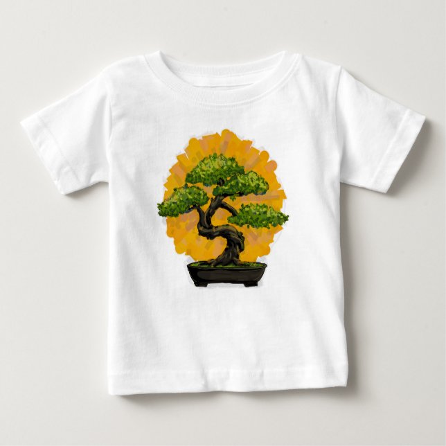 Camiseta Para Bebê Bonsai Tree Lover (Frente)