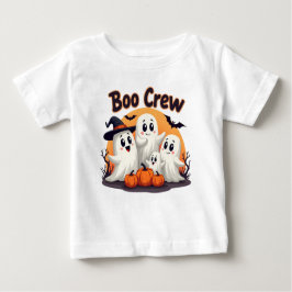 Camiseta Para Bebê Boo Crew - Festa Ghost