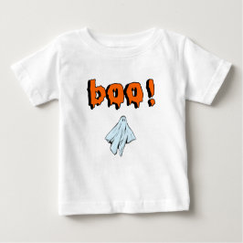 Camiseta Para Bebê Boo Cute Ghost
