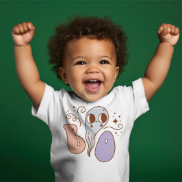 Camiseta Para Bebê "Boo", "Super Bonito Bebê"
