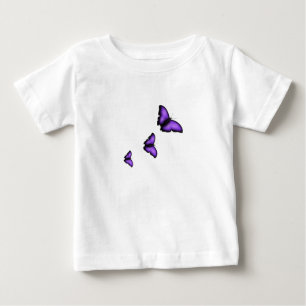 Camiseta Para Bebê Borboleta