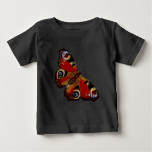 Camiseta Para Bebê Borboleta colorida