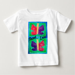 Camiseta Para Bebê Borboleta colorida   Filtros   Básico  