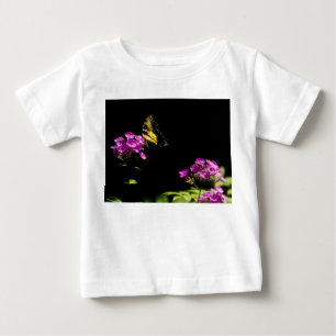 Camiseta Para Bebê Borboleta de Swallowtail do tigre no Phlox