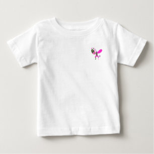 Camiseta Para Bebê Borboleta Feliz para Crianças