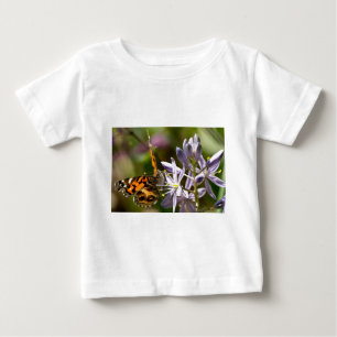 Camiseta Para Bebê Borboleta Laranja no Roupa e presentes de Hyacinth