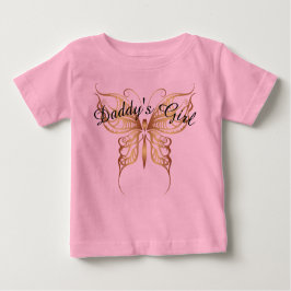 Camiseta Para Bebê Borboleta pai