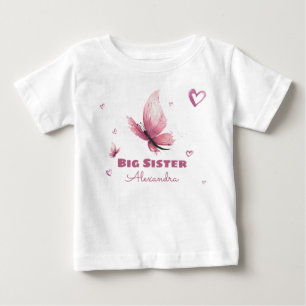 Camiseta Para Bebê Borboleta personalizável de coloração d'água de ir
