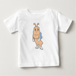 Camiseta Para Bebê Borboleta sem Asas