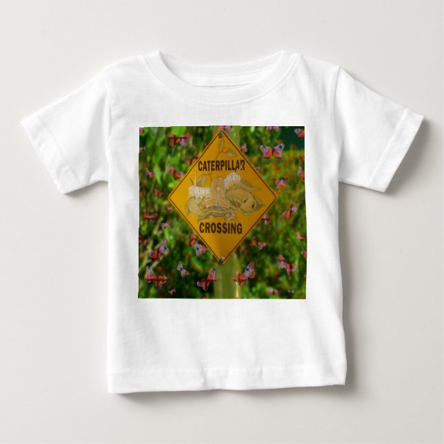 Camiseta Para Bebê Borboletas são livres (Frente)