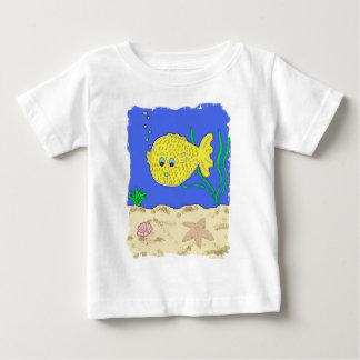 Camiseta Para Bebê Borbulha o Blowfish