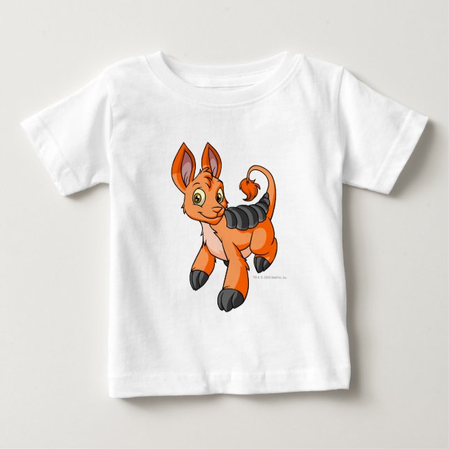 Camiseta Para Bebê Bori Orange (Frente)