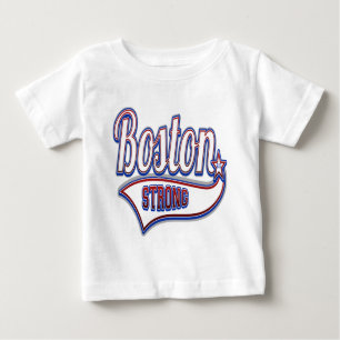 Camiseta Para Bebê Boston forte