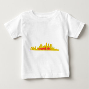 Camiseta Para Bebê Boston, MÃES