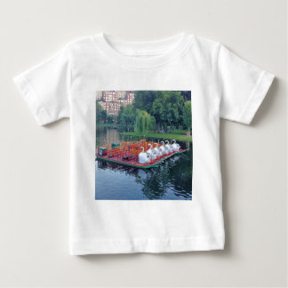 Camiseta Para Bebê Boston Swan Boats