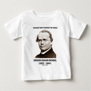 Camiseta Para Bebê Botânico que mudou o mundo Gregor Mendel