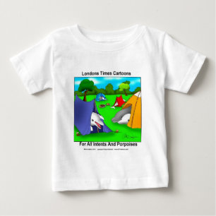Camiseta Para Bebê Botos de Acampamento Amantes de Piadas Engraçadas
