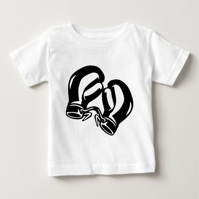 Camiseta Para Bebê Boxing (Frente)