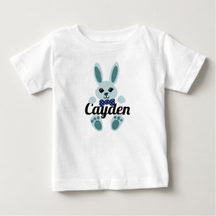 Camiseta Para Bebê Boy Easter Bunny Personalizado