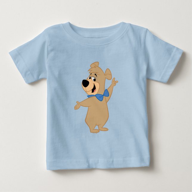 Camiseta Para Bebê Braços com Urso Boo-Boo Amplos (Frente)