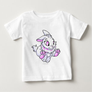 Camiseta Para Bebê Branco de Cybunny