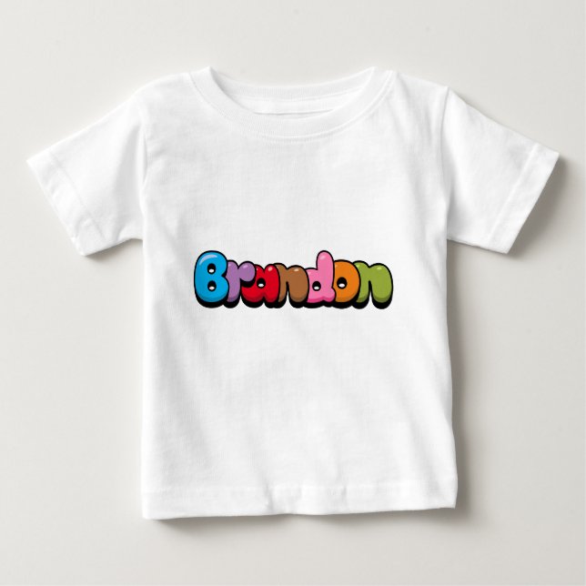 Camiseta Para Bebê Brandon (Frente)
