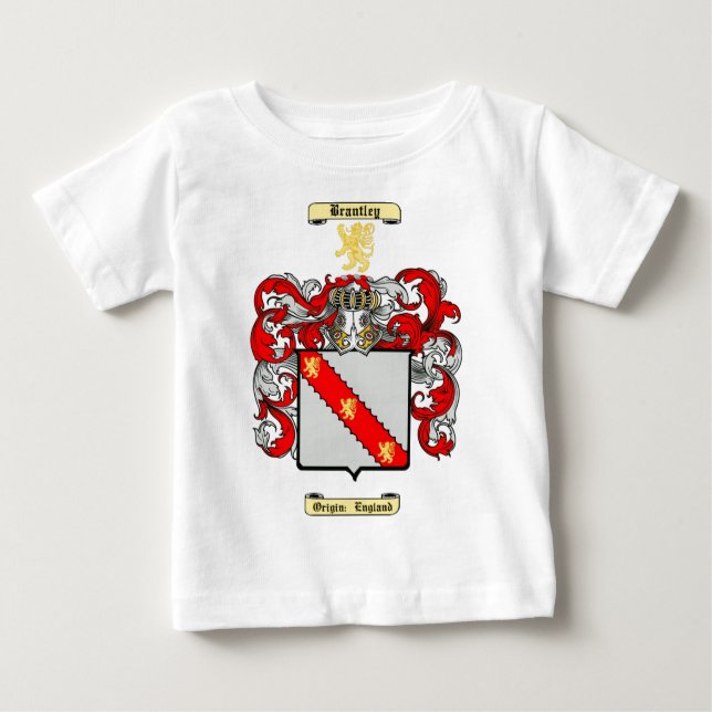 Camiseta Para Bebê brantley (Frente)