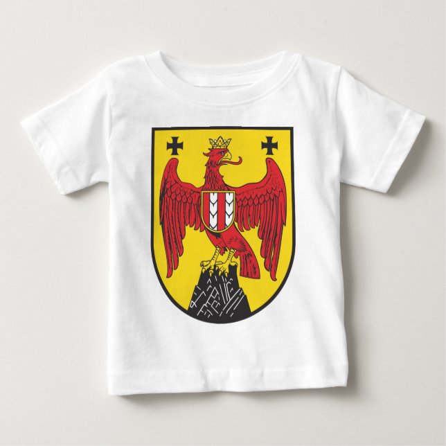 Camiseta Para Bebê Brasão Burgenland Áustria (Frente)