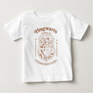 Camiseta Para Bebê Brasão da Escola de Magia e Bruxaria HOGWARTS™