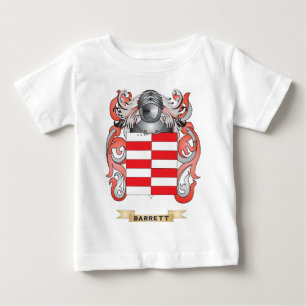 Camiseta Para Bebê Brasão de Barrett (crista da família)