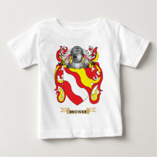 Camiseta Para Bebê Brasão de Brower (crista da família)