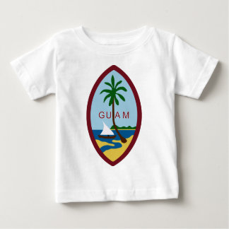 Camiseta Para Bebê Brasão de Guam