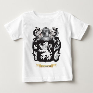 Camiseta Para Bebê Brasão de Ludwig (crista da família)