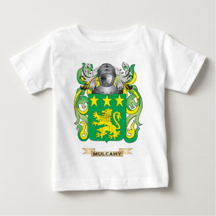 Camiseta Para Bebê Brasão de Mulcahy (crista da família)