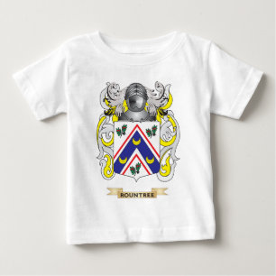 Camiseta Para Bebê Brasão de Rountree (crista da família)
