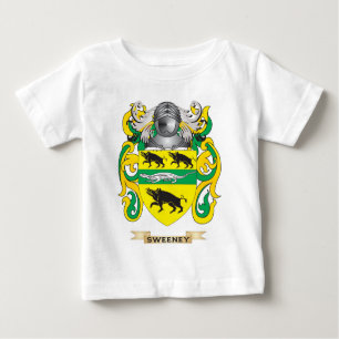 Camiseta Para Bebê Brasão de Sweeney (crista da família)