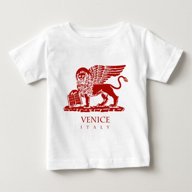 Camiseta Para Bebê Brasão de Veneza (Frente)