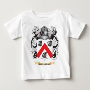 Camiseta Para Bebê Brasão do Mulligan (crista da família)