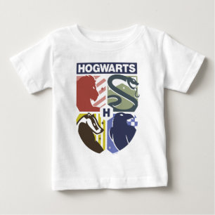 Camiseta Para Bebê Brasão Estampado Vintage HOGWARTS™