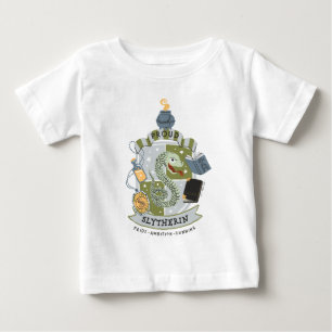 Camiseta Para Bebê Brasão Slytherin Orgulhoso de Desenho Animado