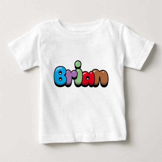 Camiseta Para Bebê Brian (Frente)