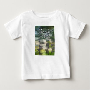 Camiseta Para Bebê Brick Abstrato Summer Baby T-shirt