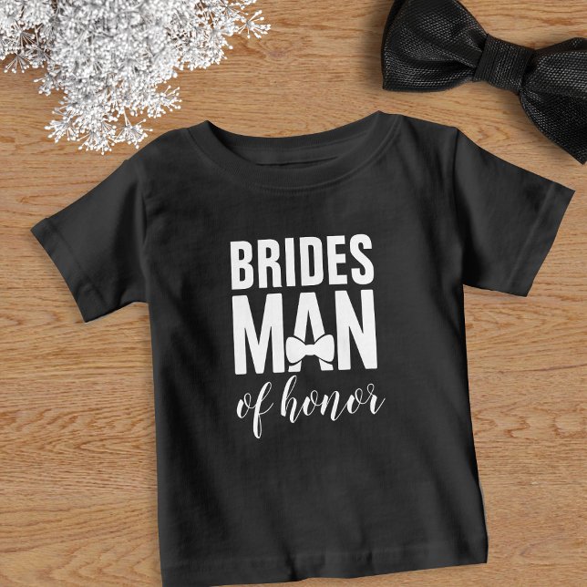 Camiseta Para Bebê Bridal Party Bridesman Of Honor T-Shirt (A cute Bridesman of Honor shirt just for your bridesman,)
