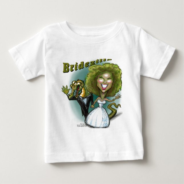 Camiseta Para Bebê Bridezilla (Frente)