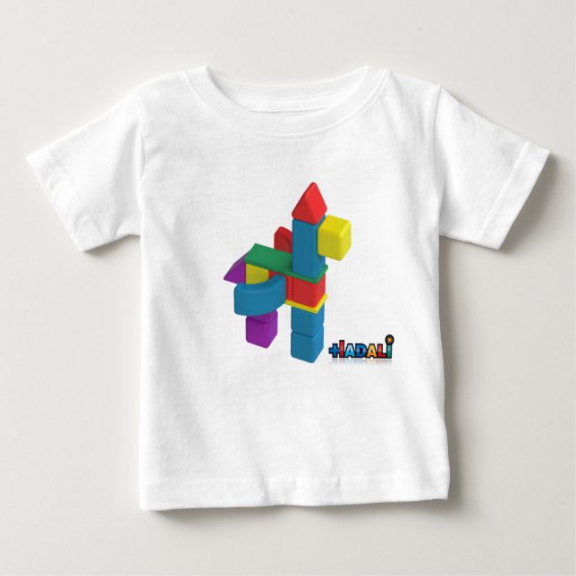 Camiseta Para Bebê Brinquedos de Hadali - t-shirt da criança de (Frente)