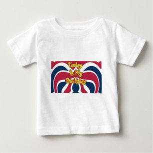 Camiseta Para Bebê British Birthday dá Impressão de arte